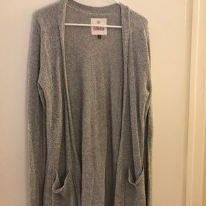 Cozy grey cardigan